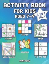 Activity Book for Kids Ages 7-9