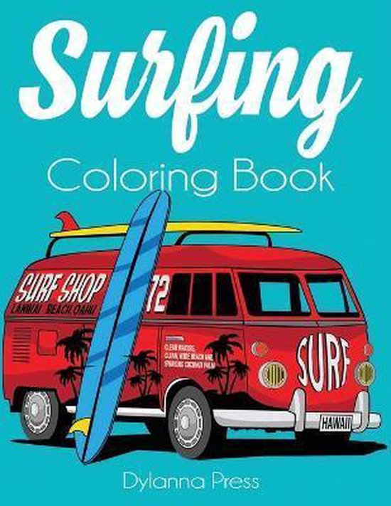 Surfing Coloring Book - cover
