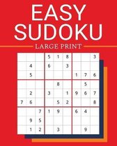 Easy Large Print Sudoku Puzzle Book for Adults