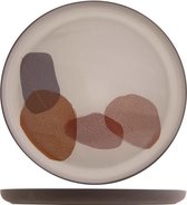 Pennello Rood Dessertbord - Ontbijtbord - Ø 21cm