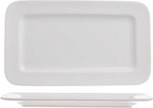 Winston Wit Dinerbord - Plat - 32,3x21,8cm - Rechthoekig