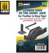 German WWII 20 ton Short Jack for Panther & King Tiger - Scale 1/35 - Ammo by Mig Jimenez - A.MIG-8122