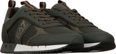 EA7 Sneakers - Maat 44 2/3 - Mannen - Donker groen/brons