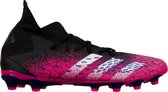 adidas Predator Freak .3 Sportschoenen - Maat 46 2/3 - Mannen - zwart/roze/wit/paars