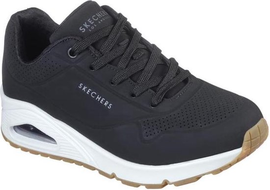 Skechers - 52458- uno stand on air- zwart met witte zool- maat 42,5 |  bol.com