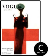 Vogue Vintage 1950 Poster C - 40x50cm Canvas - Multi-color