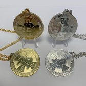 Bitcoin Ketting - Zilver