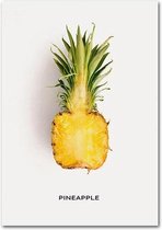 Fruit Poster Pineapple - 20x25cm Canvas - Multi-color