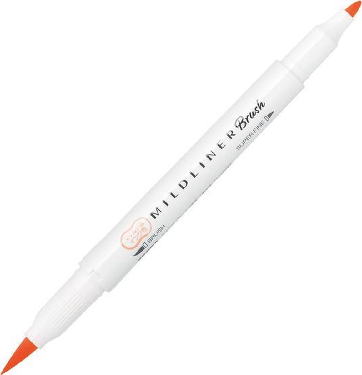 Zebra Mildliner Brush Pen – Mild Apricot WFT8-MAP