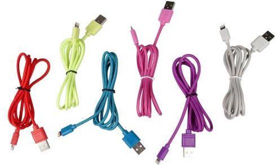 Grundig Oplaadkabel/ Sync-Kabel - USB Apple Lightning - 1 Meter