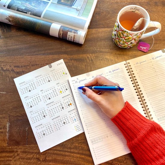 Flexieplanner Weekplanner bij Stressklachten en Burn-out - Mid Green