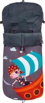 Interbaby Voetenzak Piraat Junior Polyester 105 X 46 Cm Paars