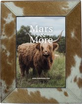 Mars & More Fotolijst Koeienleer Bruin - 13x18cm