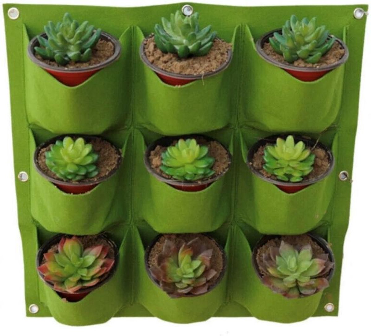 Kweekzak 36 Zakken Verticale Wandplantenbak - Vilten Wandtuin Zwart Voor Balkon En Terras
