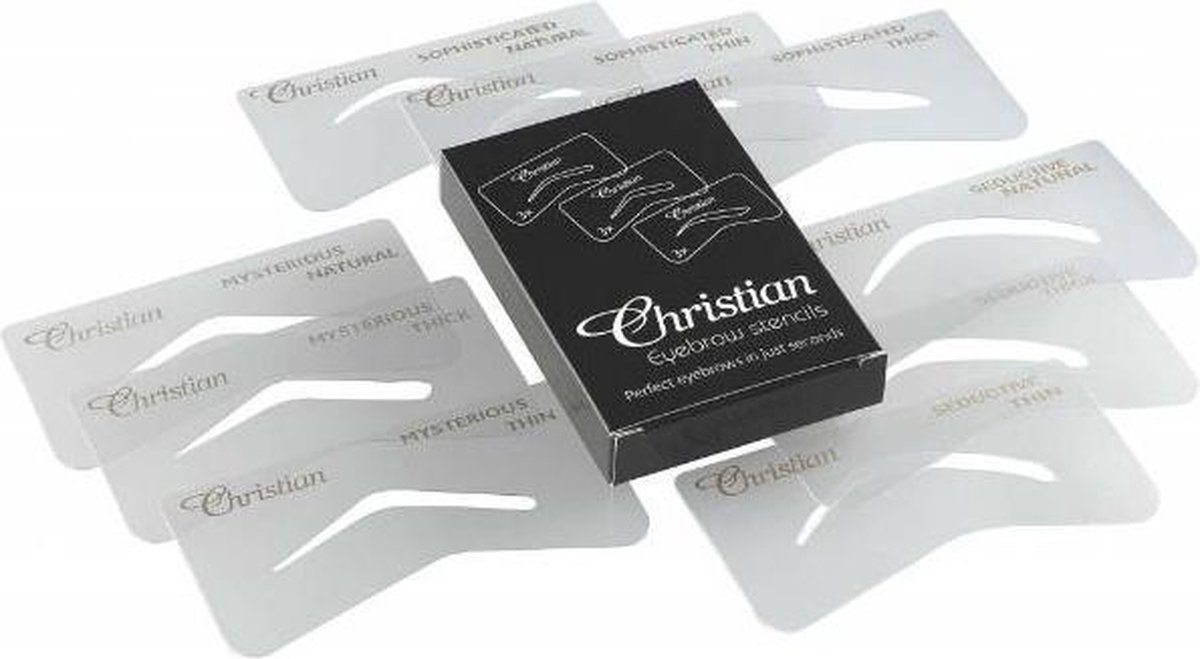 Goedkoopste Christian Wenkbrauw Sjabloon Mysterious Seductive Sophisticated