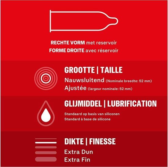 Durex - Condooms Thin Feel Extra Dun 10 st.
