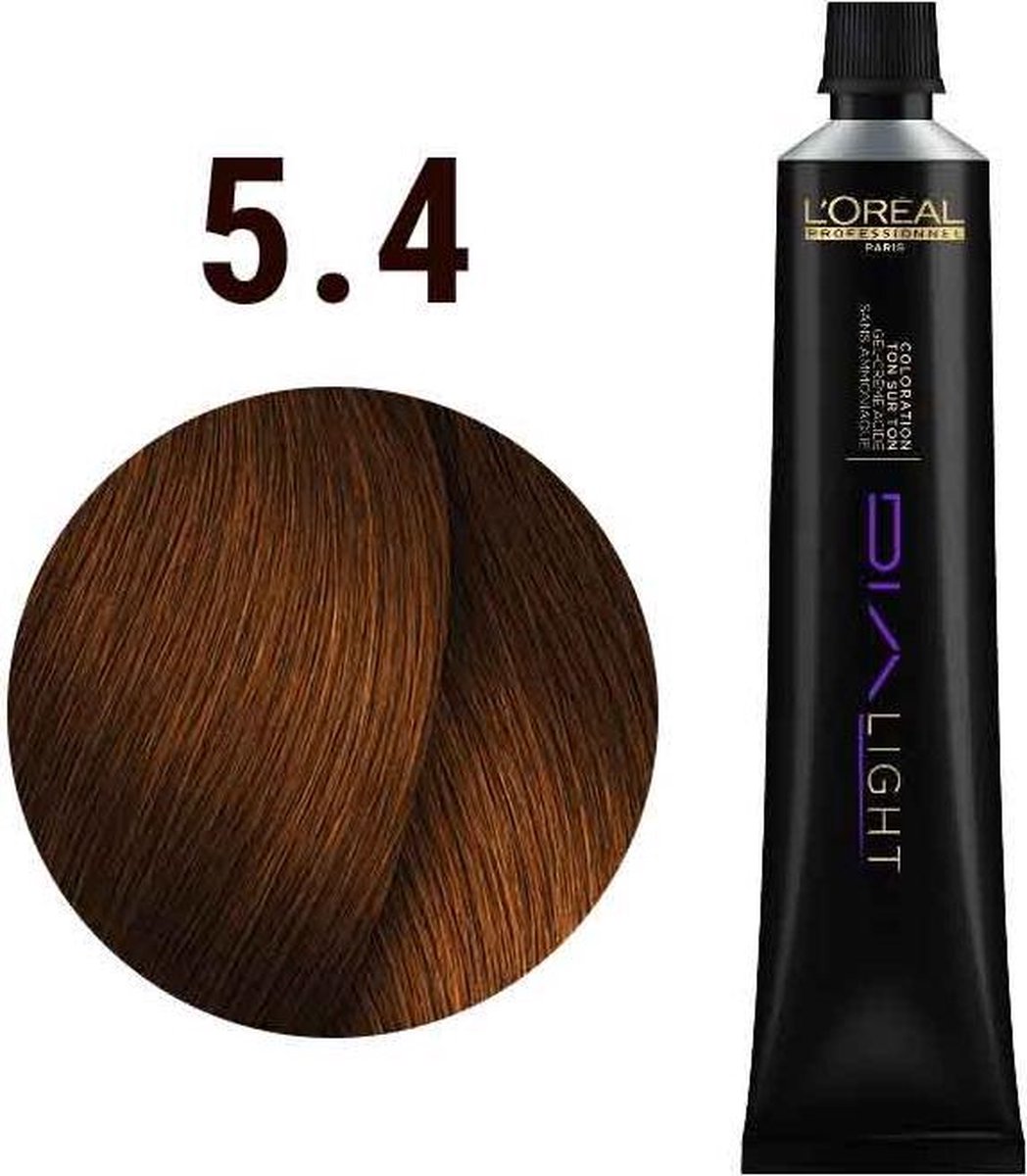 L'Oréal Paris Dia Light 5.4 couleur de cheveux Marron 50 ml | bol