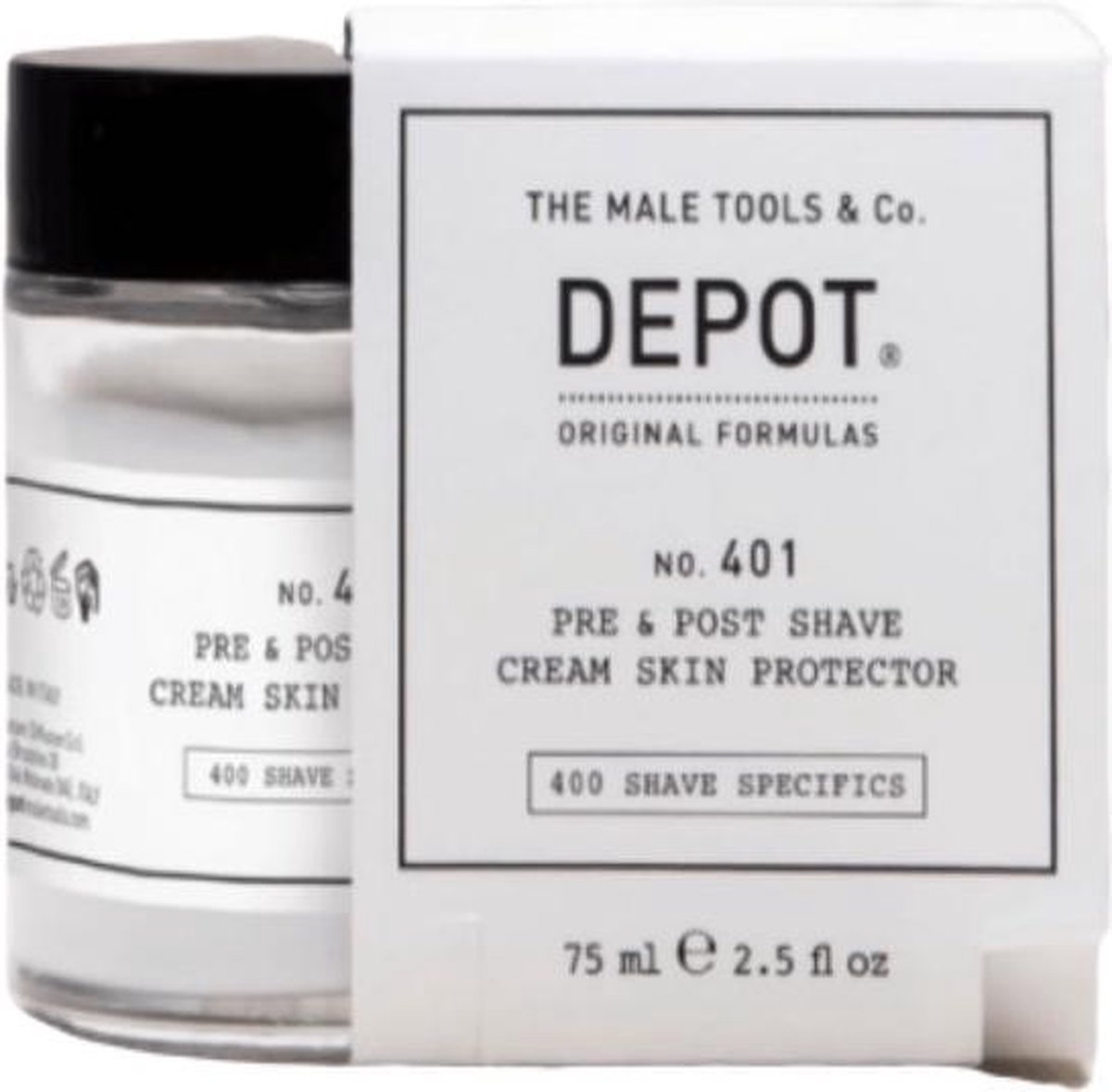 Depot - 401 Pre & Post Shave Cream Skin Protector - 75ml - Depot