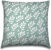 Bootkussen | 50x50cm | Cute branches in green | bladeren | Outdoor | Tuinkussen