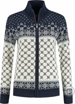 Kama ® Gebreid damesvest Windstopper®, donkerblauw