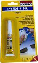 Secondelijm - Soudal - Gel -  Sterke seconden lijm - Alleslijm - 3 g Tube