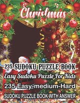 Christmas 235 Sudoku Puzzle Book Easy Sudoku Puzzle For Kids
