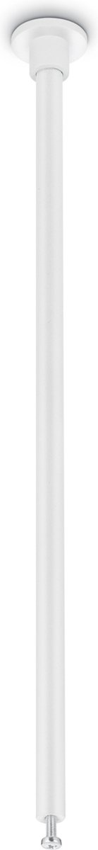 Spanningsrail Ophangset - 2 Stuks - DUOLINE - 25cm - Mat Wit - Rond - Aluminium