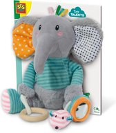 SES - Olfi sensory olifant | Knuffelolifant | Pluche | Grijs