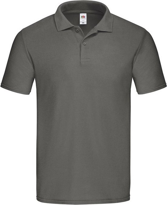 Fruit of the Loom Heren Origineel Polo Shirt (Licht Grafiet)