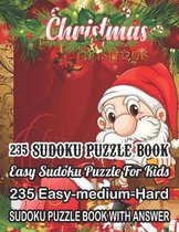 Christmas 235 Sudoku Puzzle Book Easy Sudoku Puzzle For Kids