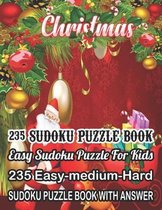 Christmas 235 Sudoku Puzzle Book Easy Sudoku Puzzle For Kids
