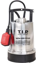 T.I.P. SaltOne 16000 I-PX DUO Dompelpomp / Zoutwaterpomp - 16000l/u - 1500W - Opvoerhoogte 10m - Vlotter - RVS