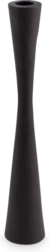 vtwonen Kandelaar - Metaal - Zwart - Hoogte 30cm