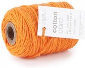 Cordon Vivant Coton fin orange - 50 mètres 2MM