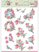 3D Pushout - Amy Design - Spring is Here - Birds and Roses