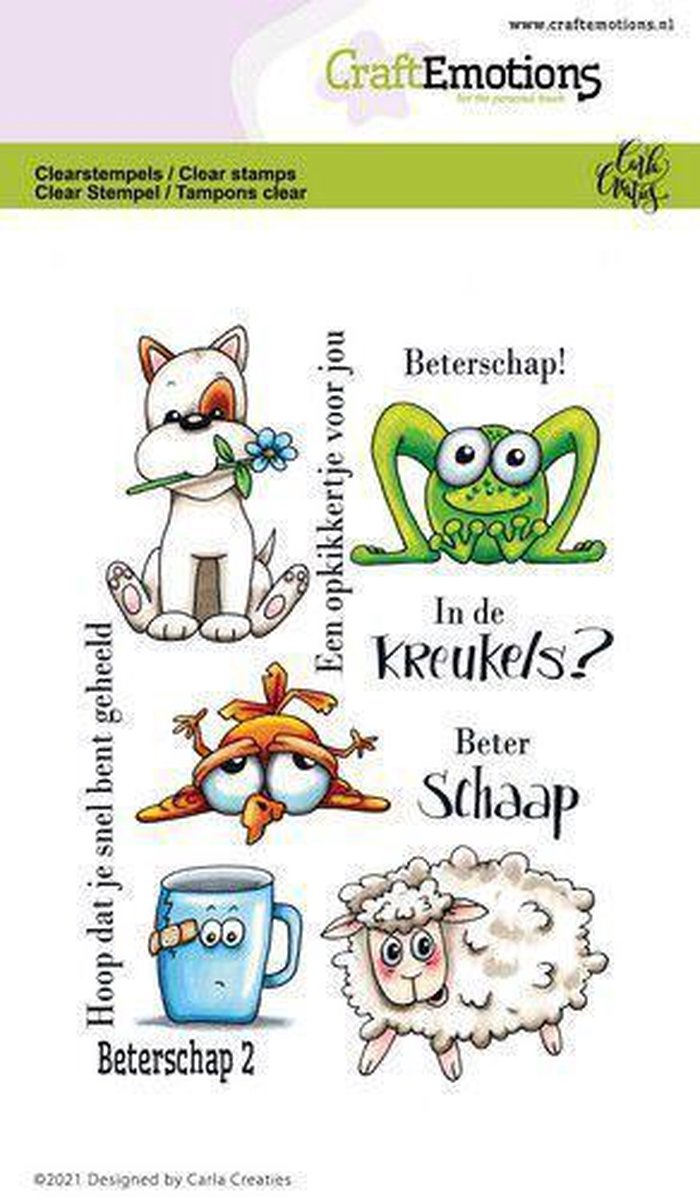 Clearstamps A6 - Beterschap 2 Carla Creaties