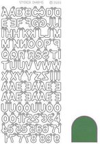 Sticker Charm ABC - Mirror Green
