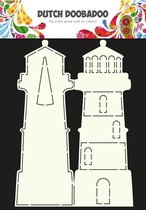 Dutch Doobadoo Dutch Card Art Stencil vuurtoren A4 470.990.003