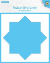 Nellie's Choice Precisie cirkel stencils - 8 punt MMPCS001 200x200mm