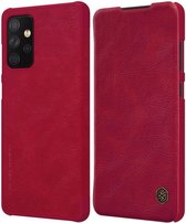 Nillkin Qin Samsung Galaxy A72 Hoesje Book Case Kunstleer Rood