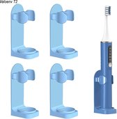 Valoeny T2 Blauw Elektrische tandenborstelhouder  - Verstelbaar - hangend aan de muur- Zonder Boren