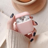 Apple AirPods 1 & 2 soft case - roze - Geschikt voor