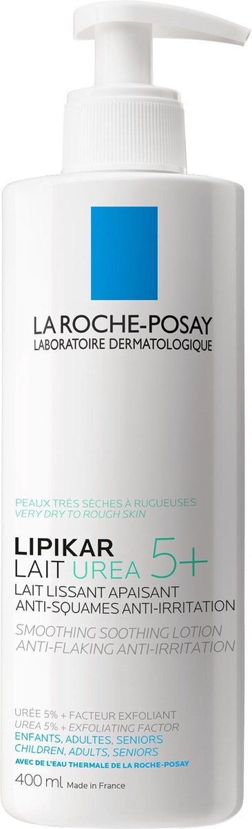 La Roche-Posay Lipikar Milk Urée 5+ - 400 ml - peau très sèche | bol.com