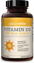 NatureWise - Vitamine D3 4000 IU (100 mcg) - Mini Softgels (360 stuks)