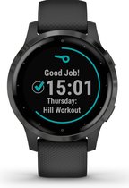 Bol.com Garmin Vivoactive 4S Smartwatch - Sporthorloge met GPS Tracker - Met Garmin Pay - Zwart/Gunmetal aanbieding