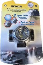 led headlight, koplamp, hoofdlamp - 3 leds