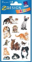Avery Papieretiket Z-design Kids - pakje a 3 vel kittens