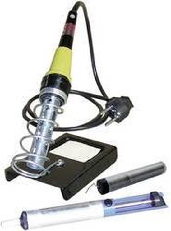Desoudage électronique Pompe à Dessouder Goobay - Aspirateur De Soudure - Pointe Téflon Antistatique - Pour Réparation Électronique Pompe A Dessouder