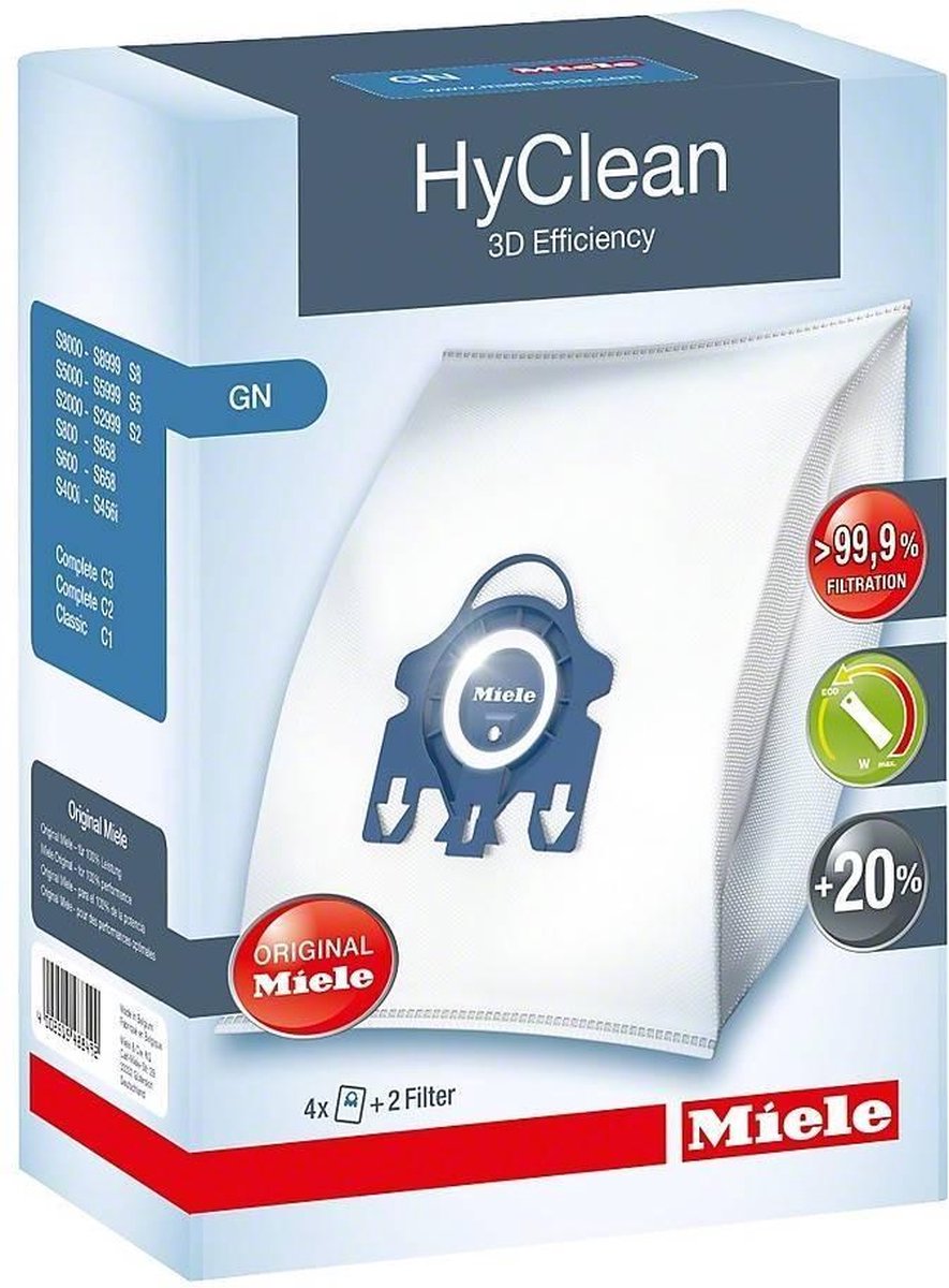 Miele HyClean 3D Efficiency GN - Stofzuigerzakken - 4 stuks