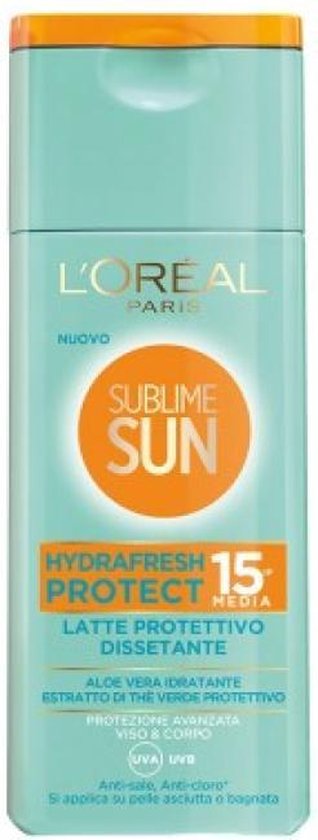 LOréal Paris Zonnebrand - Hydraterende zonnemelk - FactorSPF15 - 200 ML